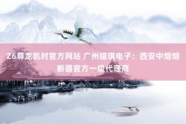 Z6尊龙凯时官方网站 广州暄琪电子：西安中熔熔断器官方一级代理商